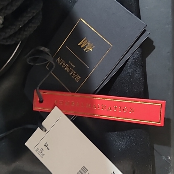 Black scrappy Balmain for H&M - Picture 6 of 7